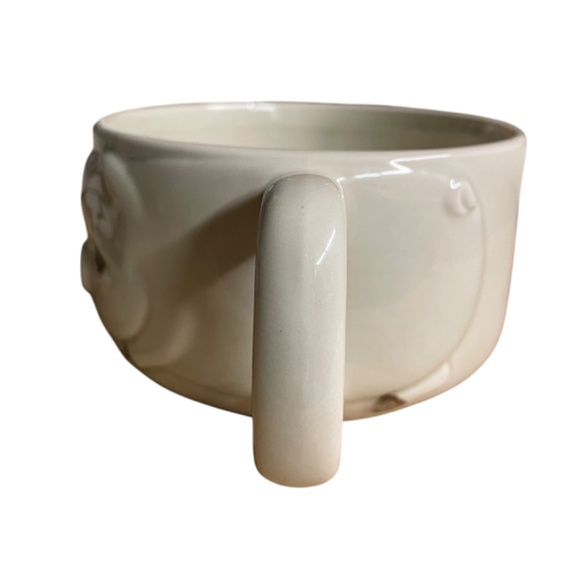 Vtg OTAGIRI 3D Piggy soup bowl mug 1980 relief pig EUC - Picture 3 of 11